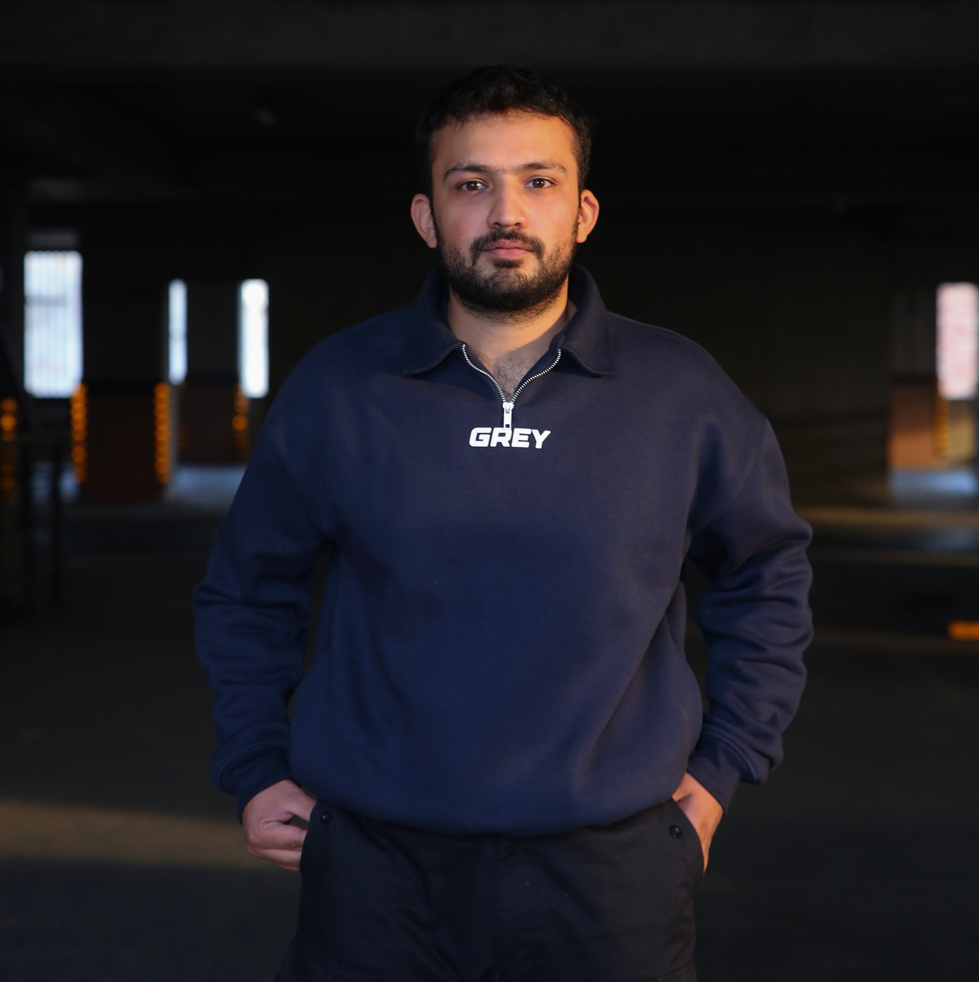 MIDNIGHT BLUE ZIPPER